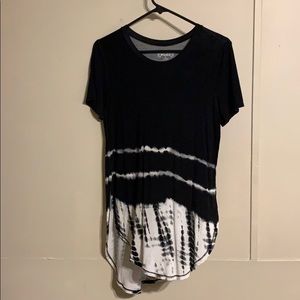 High low tie dye t-shirt